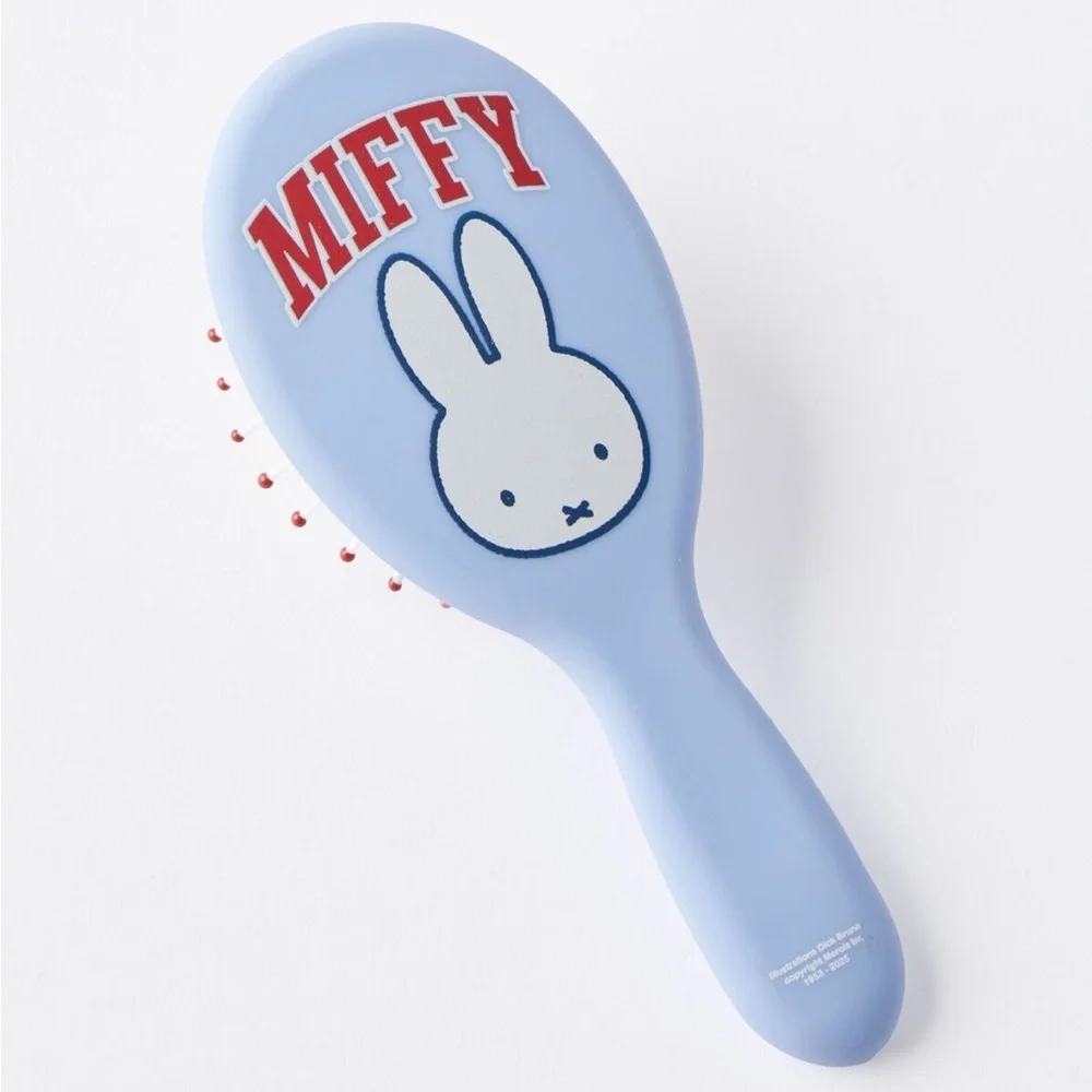 Miffy Kids Hair Brush Blue Bunny Design NWT